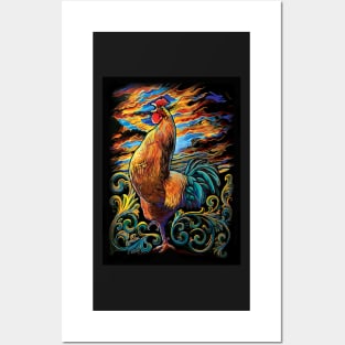 Wakeup Rooster Posters and Art